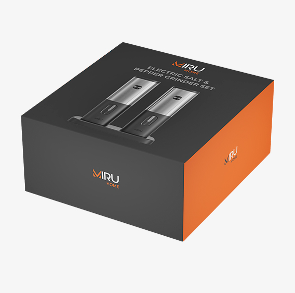 Набор мельниц для специй (2 шт. на подставке), электрические,ПОВРЕЖДЕННАЯ УПАКОВКА